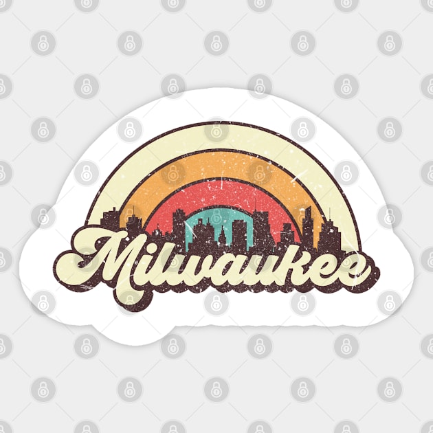 Milwaukee city gift Sticker by SerenityByAlex